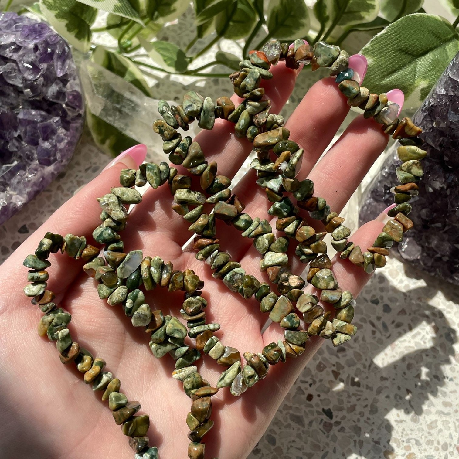 Rhyolite Chip Bracelet Rhyolite Chip Bracelet